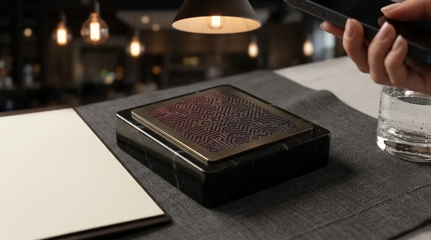 Masadaki QR menüden telefonla sipariş